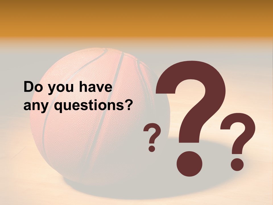 Ball Floor Spotlight PowerPoint Template