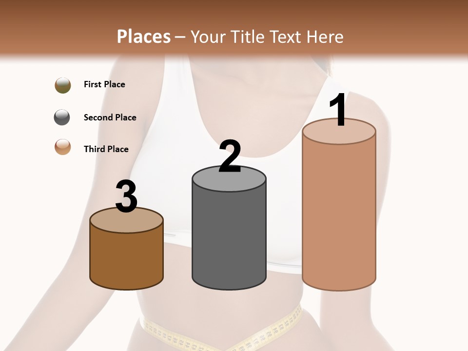 Energy Diet Figure PowerPoint Template