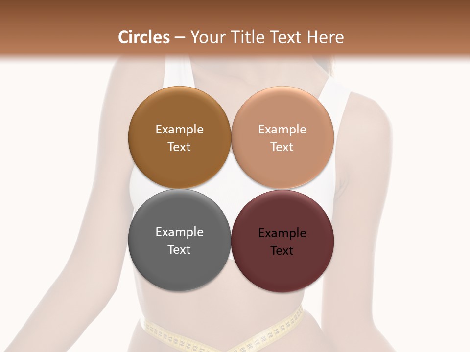 Energy Diet Figure PowerPoint Template