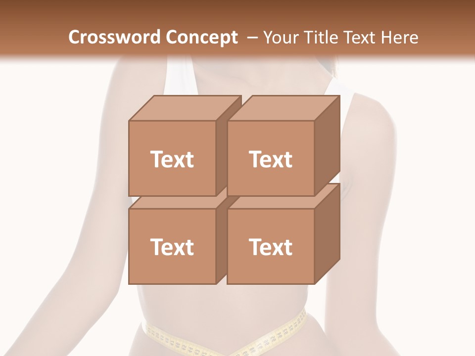 Energy Diet Figure PowerPoint Template