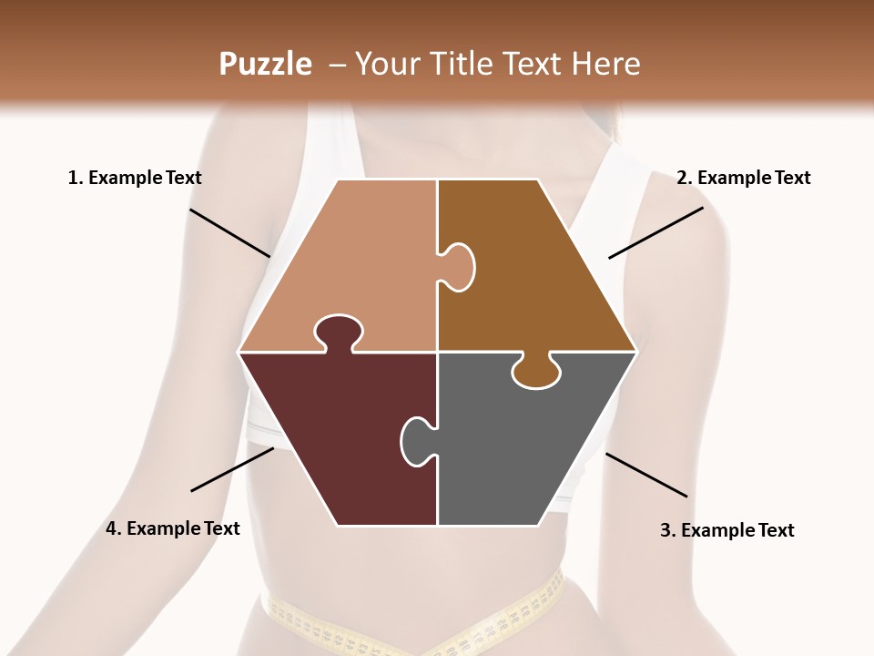 Energy Diet Figure PowerPoint Template