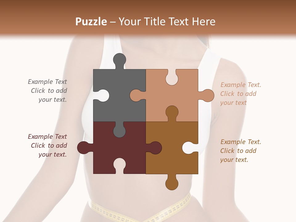 Energy Diet Figure PowerPoint Template