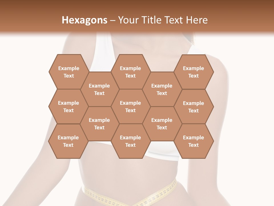 Energy Diet Figure PowerPoint Template