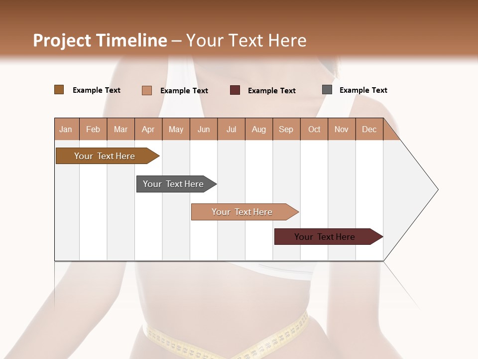 Energy Diet Figure PowerPoint Template