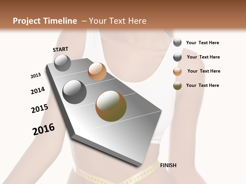 Energy Diet Figure PowerPoint Template