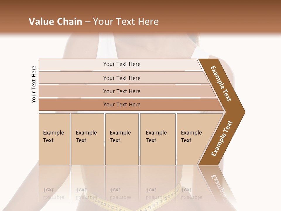Energy Diet Figure PowerPoint Template