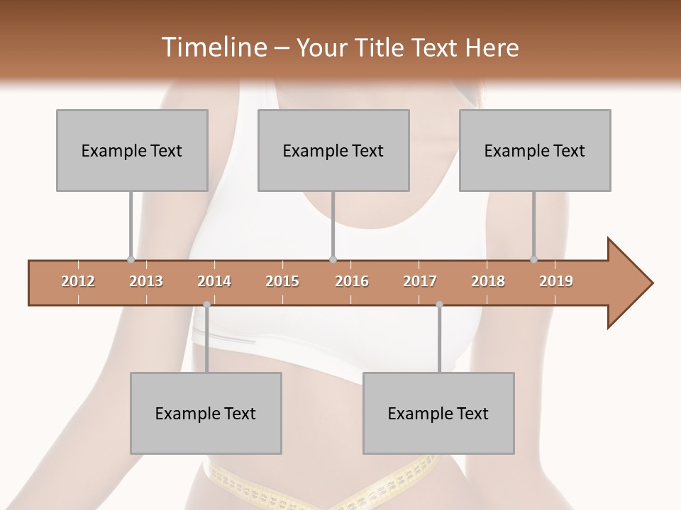 Energy Diet Figure PowerPoint Template