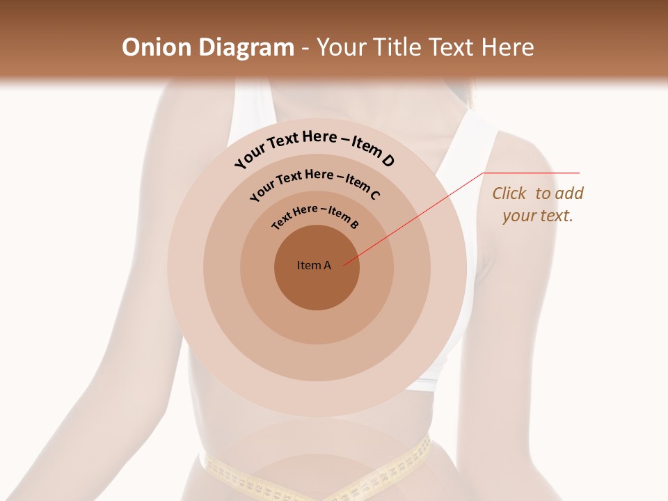 Energy Diet Figure PowerPoint Template