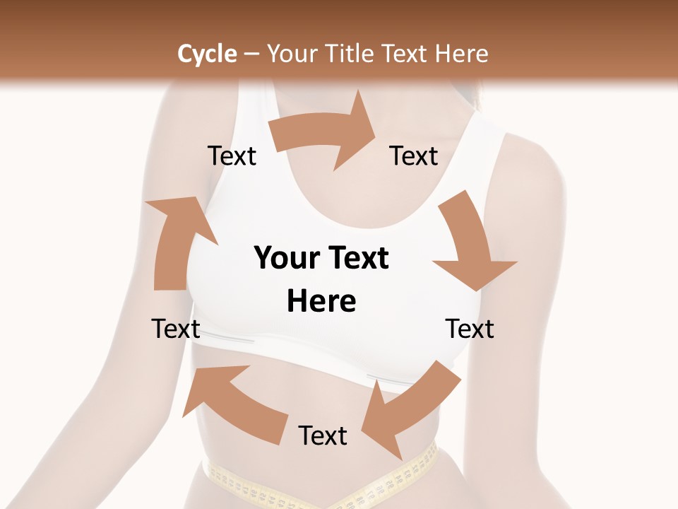 Energy Diet Figure PowerPoint Template
