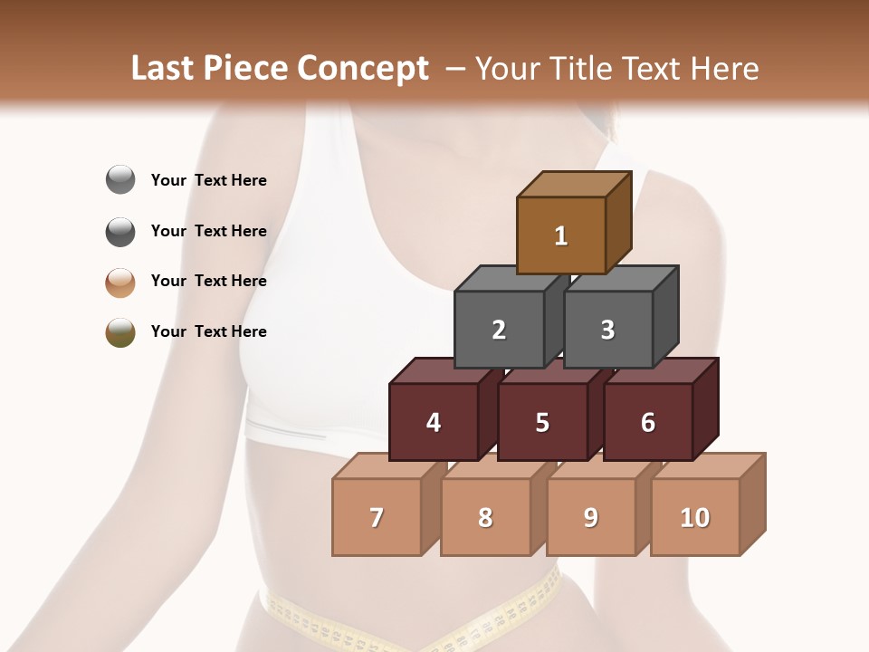 Energy Diet Figure PowerPoint Template