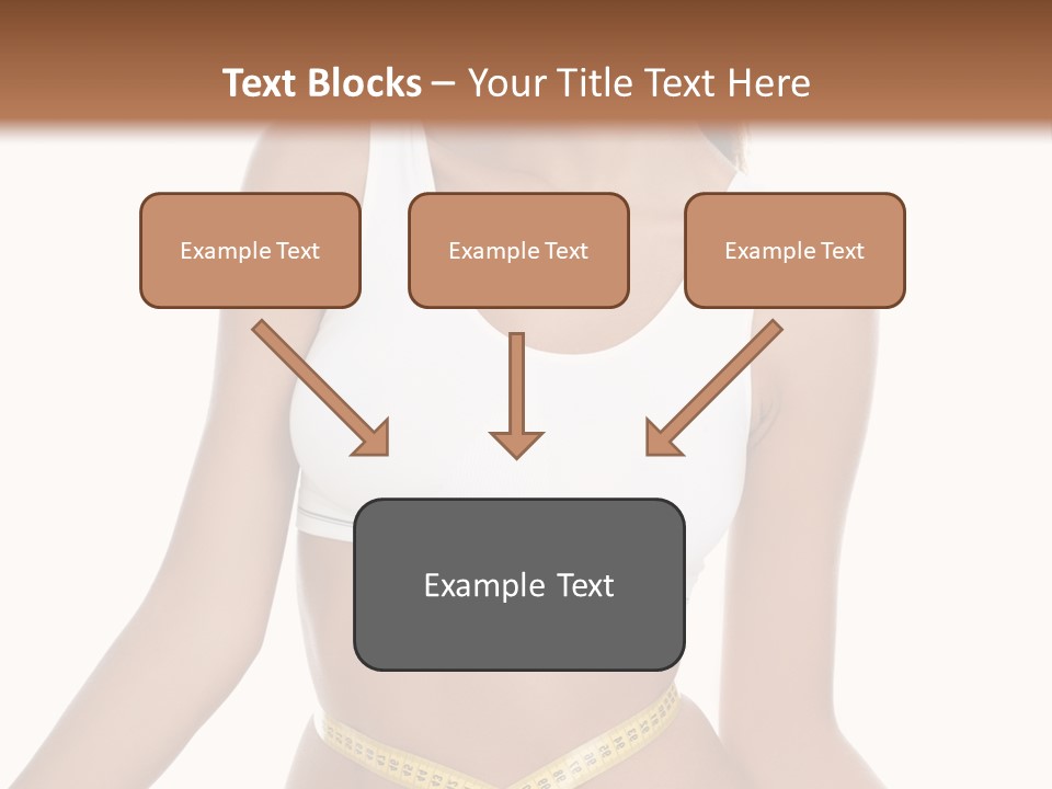 Energy Diet Figure PowerPoint Template