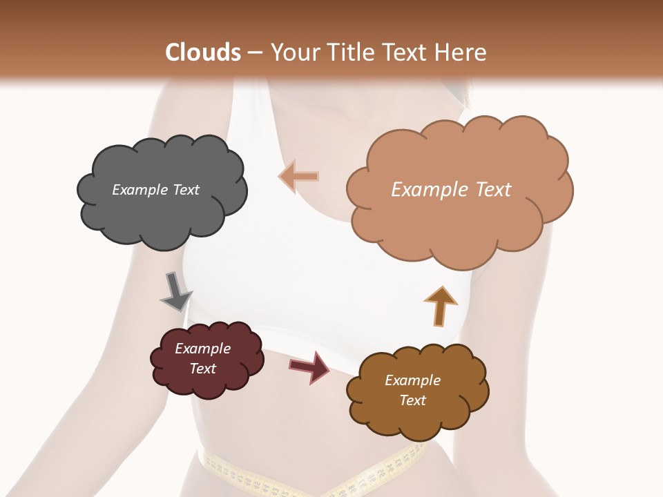 Energy Diet Figure PowerPoint Template