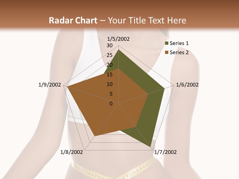 Energy Diet Figure PowerPoint Template