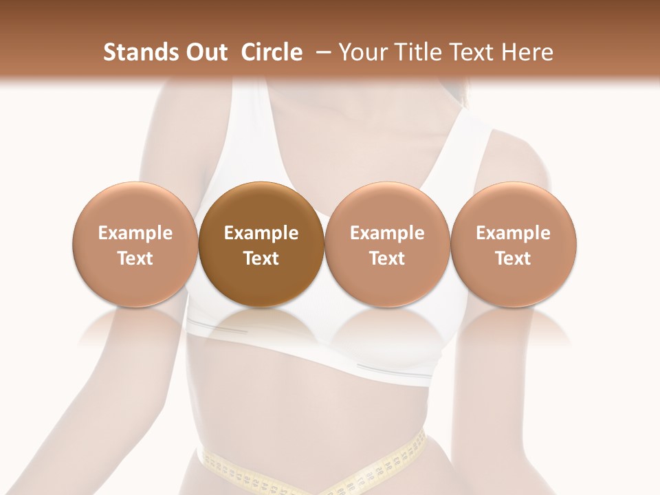 Energy Diet Figure PowerPoint Template