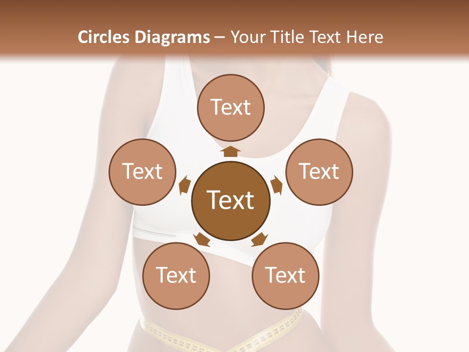 Energy Diet Figure PowerPoint Template