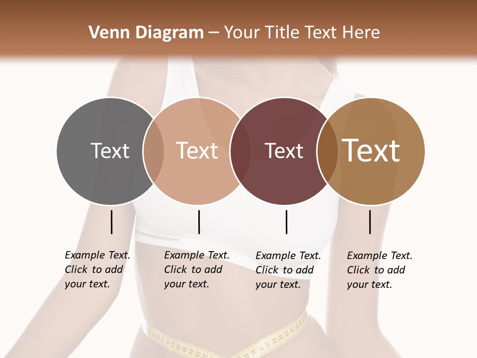 Energy Diet Figure PowerPoint Template