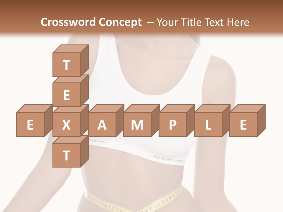 Energy Diet Figure PowerPoint Template