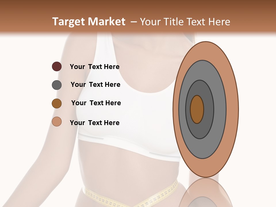 Energy Diet Figure PowerPoint Template