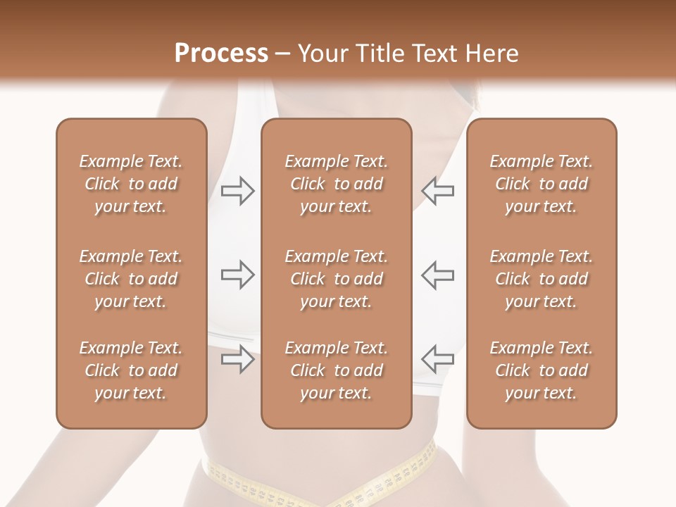 Energy Diet Figure PowerPoint Template