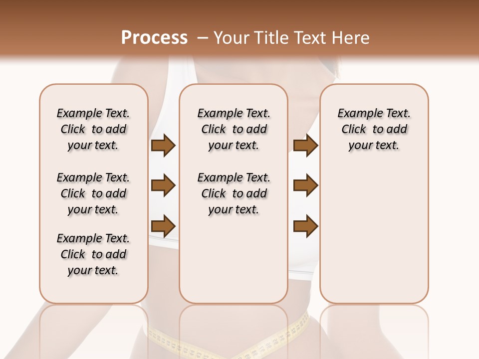 Energy Diet Figure PowerPoint Template