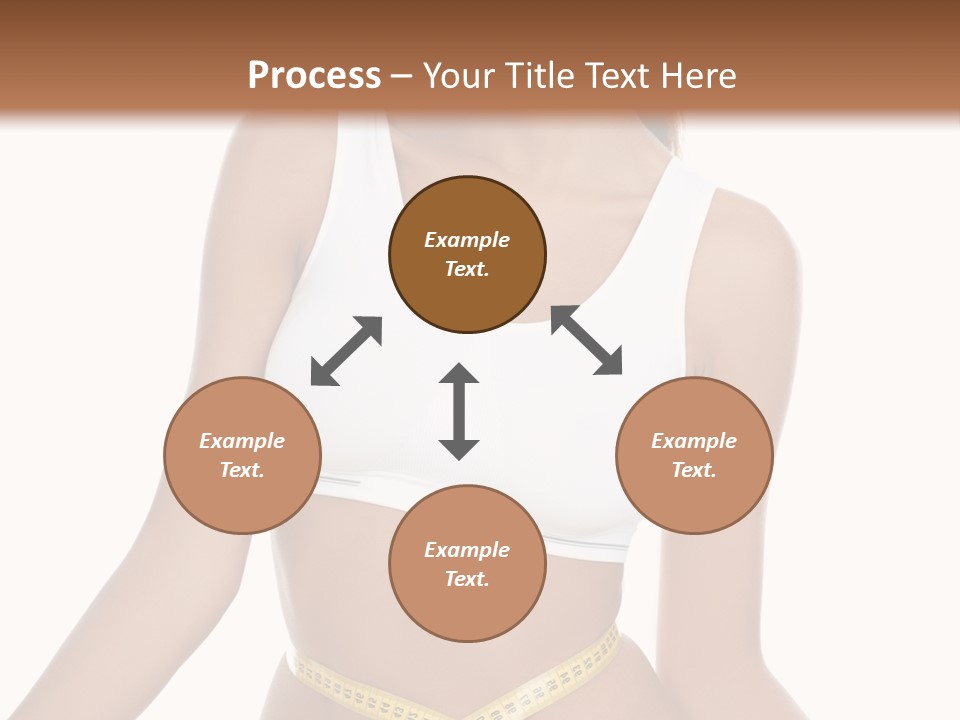 Energy Diet Figure PowerPoint Template