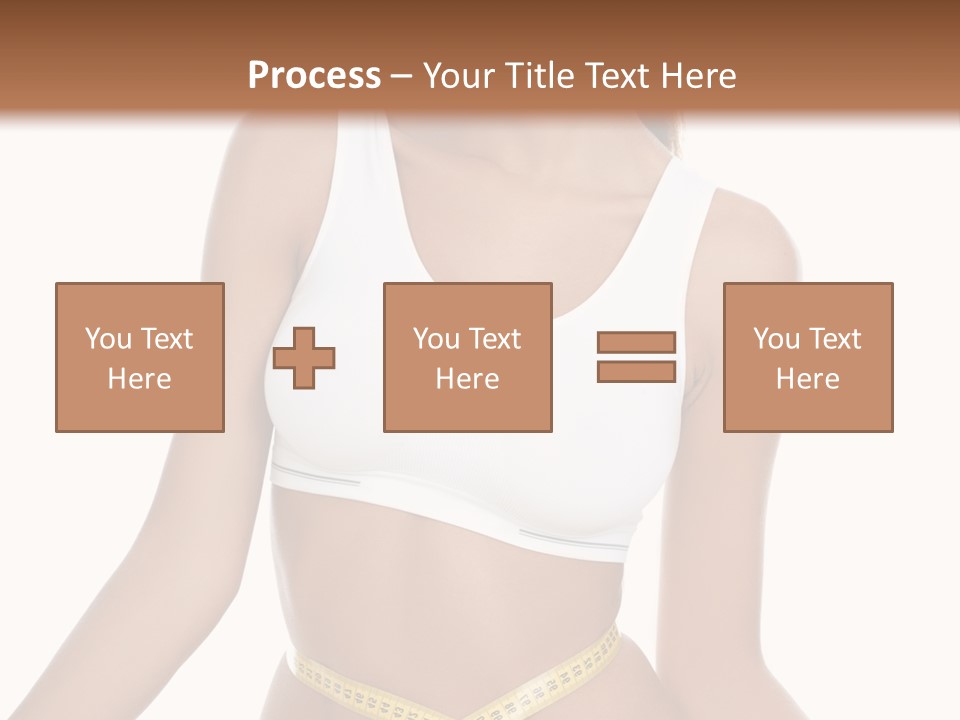 Energy Diet Figure PowerPoint Template