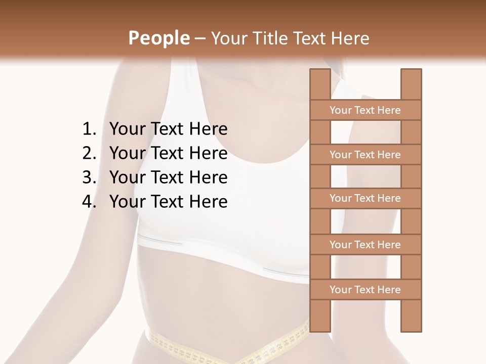 Energy Diet Figure PowerPoint Template