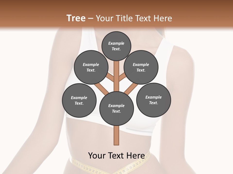 Energy Diet Figure PowerPoint Template