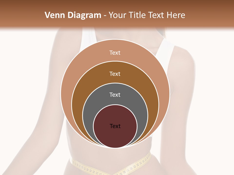 Energy Diet Figure PowerPoint Template