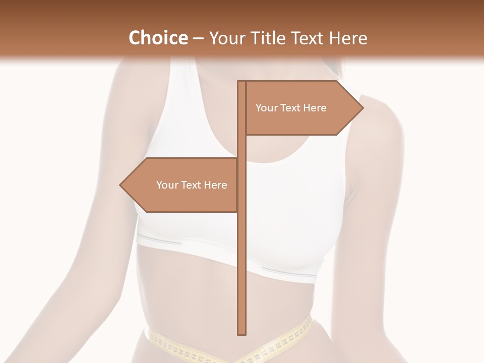 Energy Diet Figure PowerPoint Template