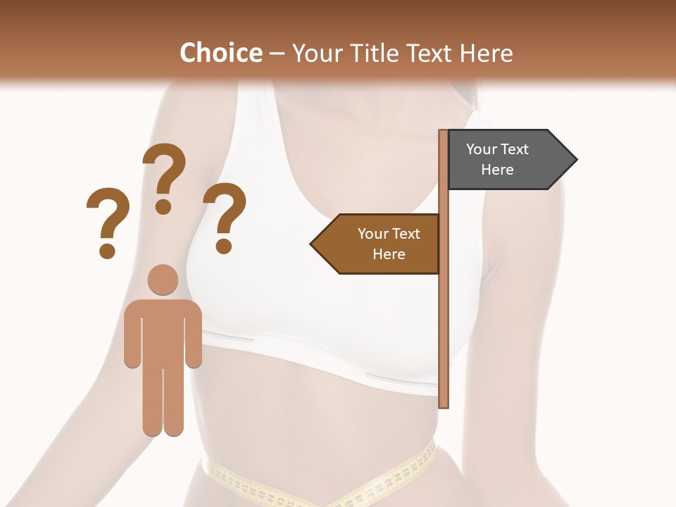 Energy Diet Figure PowerPoint Template