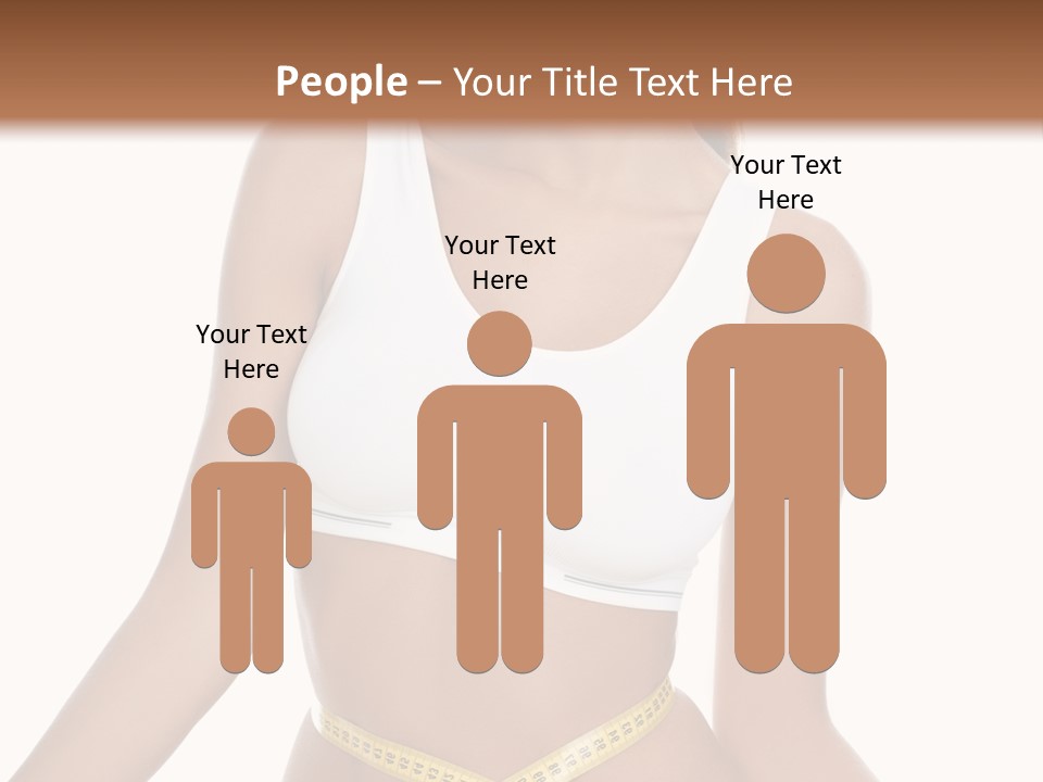 Energy Diet Figure PowerPoint Template