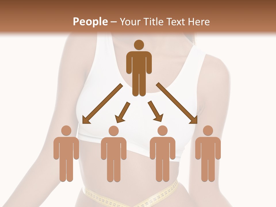 Energy Diet Figure PowerPoint Template