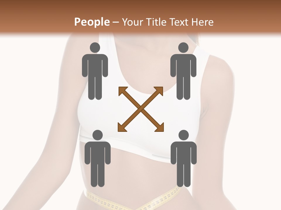 Energy Diet Figure PowerPoint Template