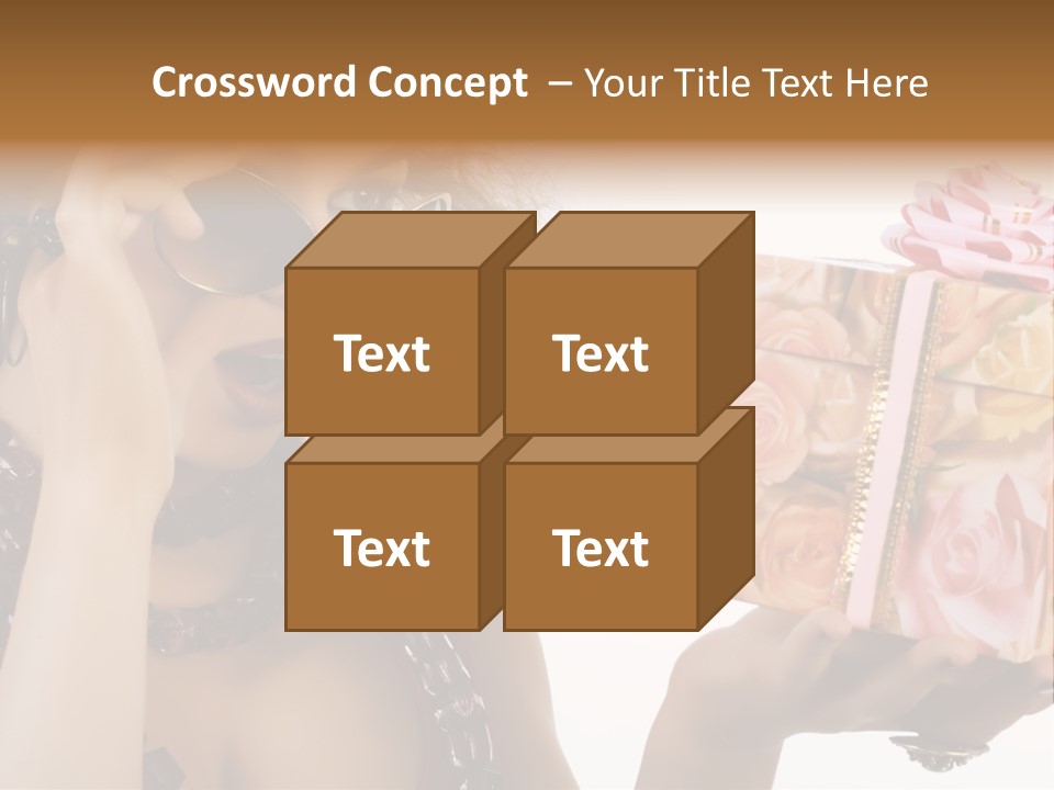 Decoration Box Attractive PowerPoint Template