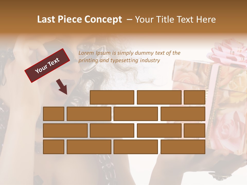 Decoration Box Attractive PowerPoint Template