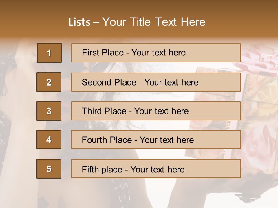 Decoration Box Attractive PowerPoint Template