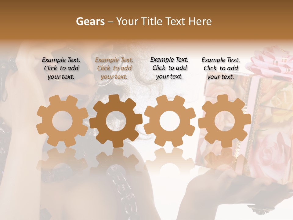 Decoration Box Attractive PowerPoint Template