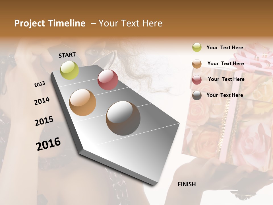 Decoration Box Attractive PowerPoint Template