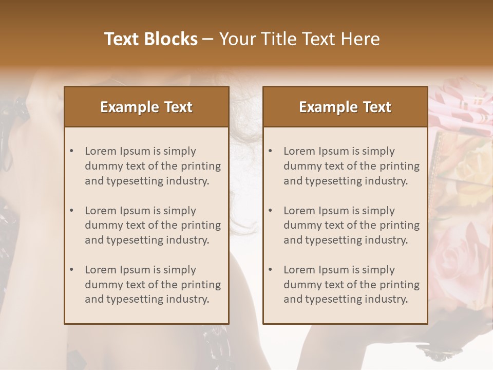 Decoration Box Attractive PowerPoint Template