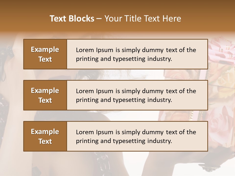 Decoration Box Attractive PowerPoint Template