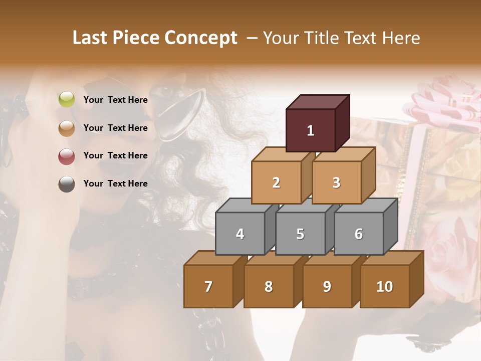 Decoration Box Attractive PowerPoint Template