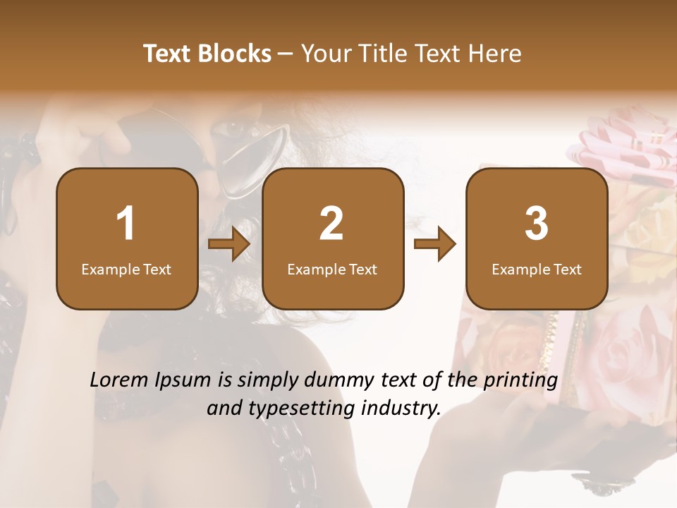 Decoration Box Attractive PowerPoint Template