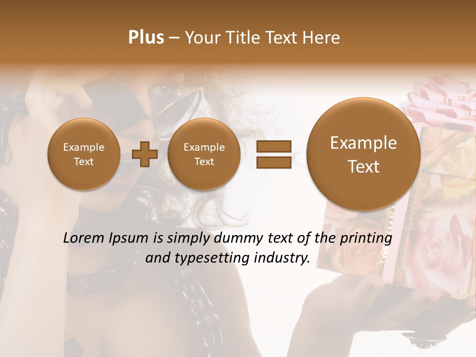 Decoration Box Attractive PowerPoint Template