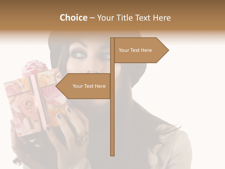 Hold Surprise Face PowerPoint Template