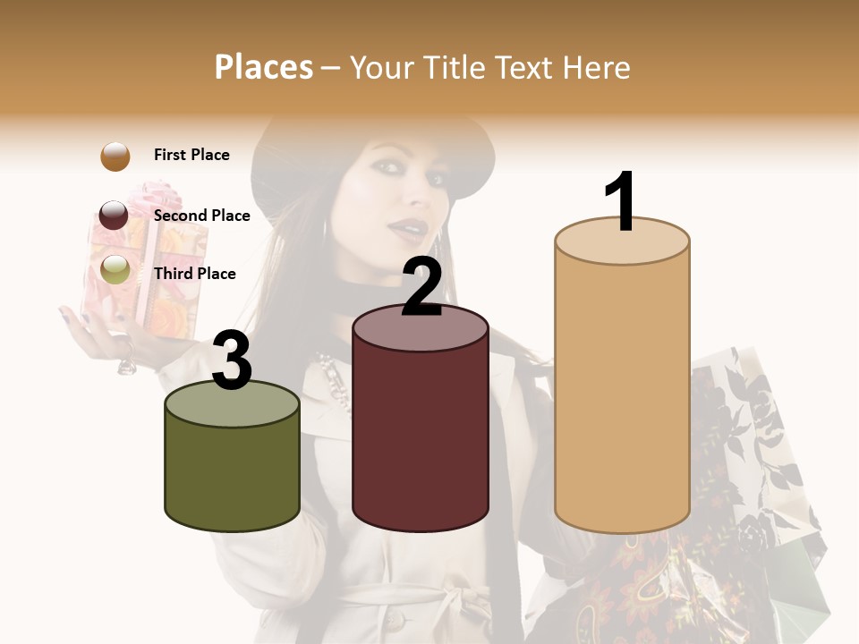 Lifestyle Girl Pretty PowerPoint Template