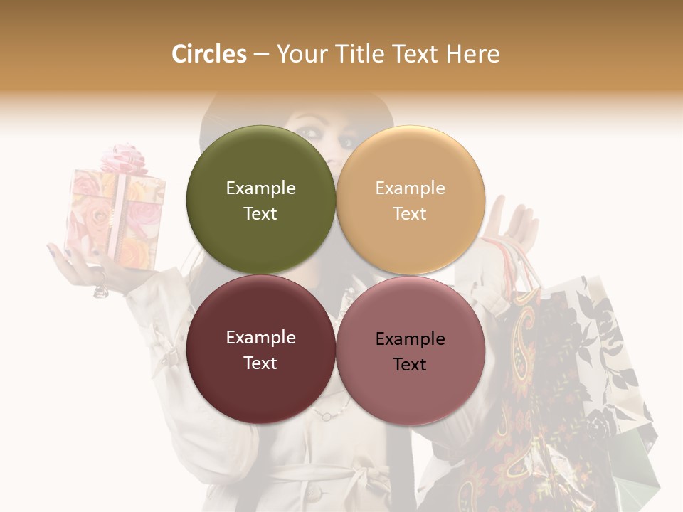 Lifestyle Girl Pretty PowerPoint Template