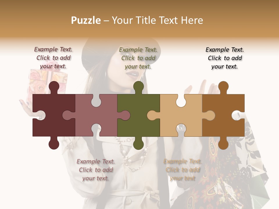 Lifestyle Girl Pretty PowerPoint Template