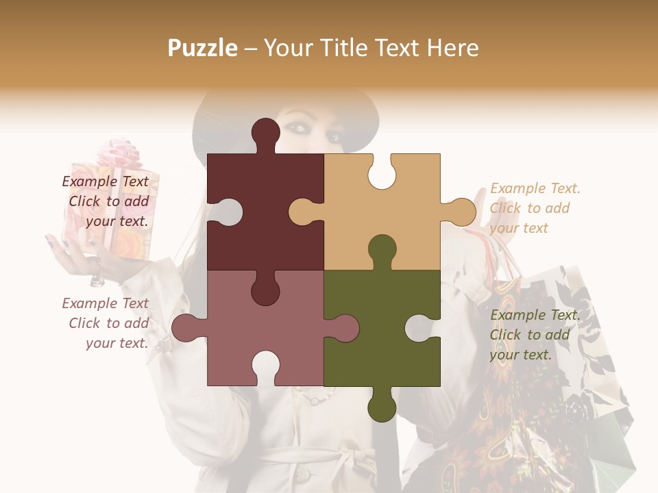Lifestyle Girl Pretty PowerPoint Template
