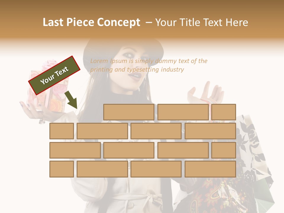 Lifestyle Girl Pretty PowerPoint Template